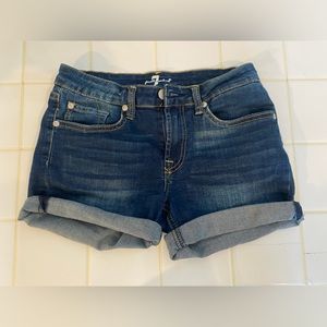 For all mankind 7 jean shorts